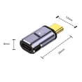 thumbnail image 1 of Adaptador PD 140W Cargador Conector 40Gbps 8K 120Hz USB Tipo-C Magnético (Recto), 1 of 6