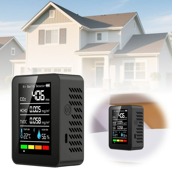 Air Quality With USB Charging Portable Indoor Tester For Home
