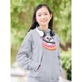 thumbnail image 2 of Donut Worry Panda Hoodie Juniors -Image by Shutterstock,  x-Large, 2 of 4