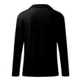thumbnail image 3 of DuoJiaJ Women's Autumn/Winter Zip Up Long Sleeve Knitted Sweater Cardigan Crewneck Sweater Black L, 3 of 4