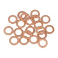 thumbnail image 1 of 20Pcs Arandela de Cobre círculo de Junta de Sellado Plana para Coche de 10x15x1,5mm, 1 of 1