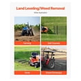thumbnail image 6 of Drag Harrow, 4 x 5 ft Chain Harrow - Made from Q235 Steel, UTV Tractor Attachments for Landscape Leveling or Sod Prepping, Durable Harrow Rake for Gravel Driveway, Farm Field Garden Black, 6 of 9