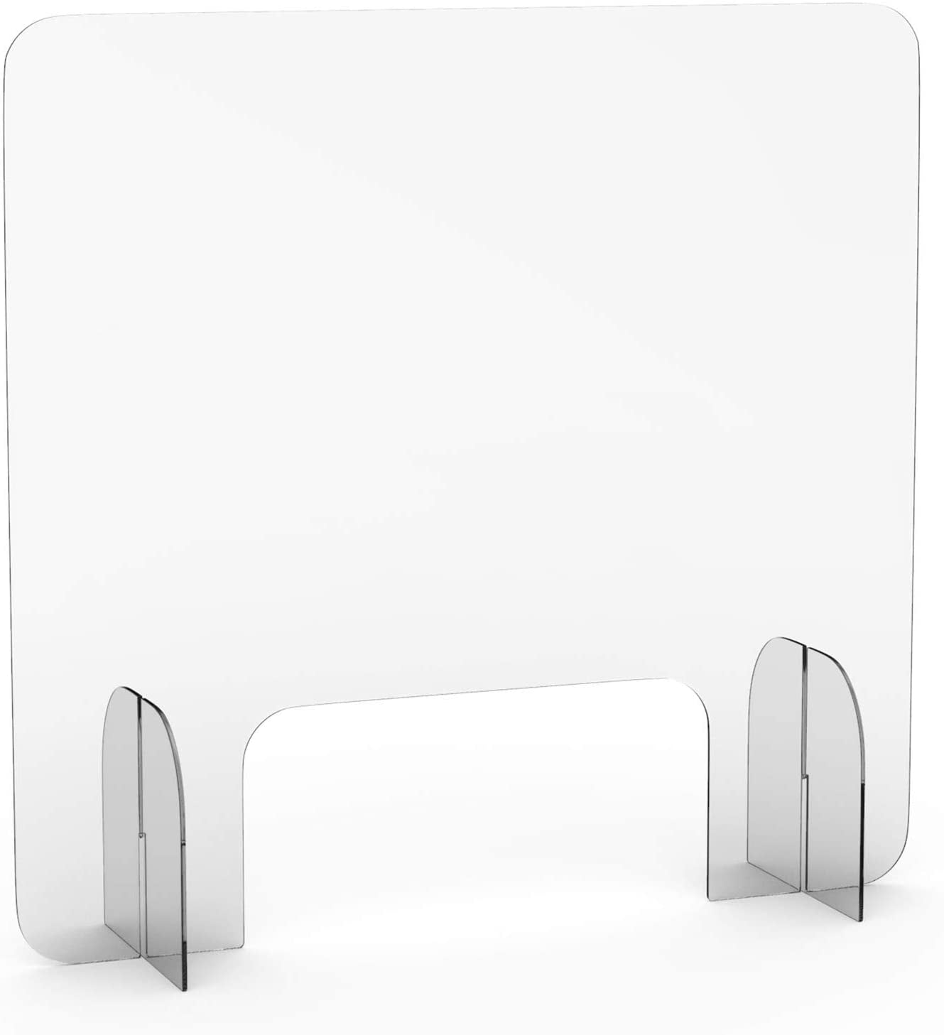 Plexiglass Sneeze Guard Shield for Counter Lightweight 0.1" Thick