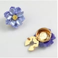 thumbnail image 4 of Pearlized Flower Button Clip Decorative Cufflinks Covers For Men Women Evening Dress Shirt Clothing Jewelry Accessories, 4 of 9