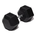 thumbnail image 1 of Mancuerna Hexagonal 85 Lb con Revestimiento en Goma MDFitness Pesa, Dumbbell MDFitness Hexagonal Recubierta, 1 of 7