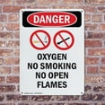 thumbnail image 4 of (2 Pack) Oxygen No Smoking No OSHA Danger Sign 7 Inch X 10 Inch Indoor / Outdoor Rust-Free Aluminum Metal Signs for Workplace, Workshop, and Construction Site, Made in the USA, 4 of 8