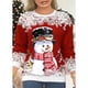 thumbnail image 1 of Sudaderas con capucha navideñas con estampado 3D de muñeco de nieve para mujer, Y2k Sudadera con capucha de manga larga, jerséis de gran tamaño, Tops, ropa para mujer, 1 of 5
