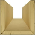thumbnail image 6 of Ekena Millwork 6"W x 4"H x 18'L 3-Sided (U-beam) Rough Sawn Endurathane Faux Wood Ceiling Beam, Natural Ash, 6 of 12
