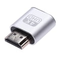 thumbnail image 1 of 4K UHD HDMI-compatible DDC EDID Dummy Plug Headless Ghost Display Emulator Plata Ehuebsd Para estrenar, 1 of 8
