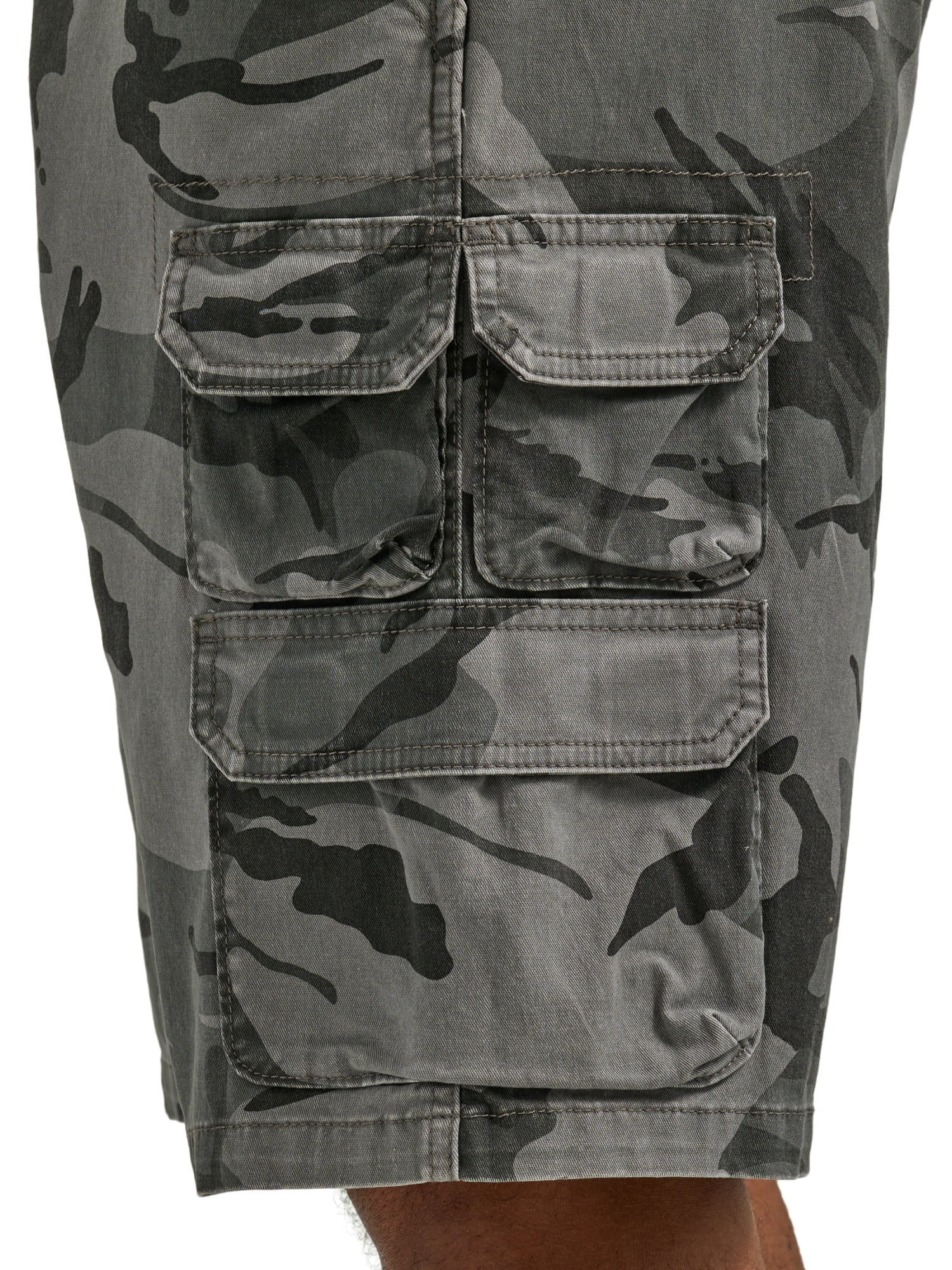Wrangler Men's and Big Men's Multi-Pocket Cargo Short with Stretch, Sizes 30-50