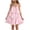 Pink, variant on ITSAME Girls Slip Dress, Vacation Style Lightweight Round Neck Summer Casual Fashion Tiered Dress Purple 5-6T