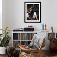 thumbnail image 4 of Art.com Marilyn Monroe Reading at Home Premium Photographic Print by Alfred Eisenstaedt, Black Frame Wall Art, 32" x 40", 4 of 5
