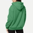 thumbnail image 4 of Ketyyh-chn99 Womens Active Long Sleeve Zip Up Hoodies Fashion Women Casual Hooded Slim Zipper Sweater Y2K Jacket Coat(Green,M), 4 of 5