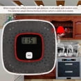 thumbnail image 3 of Alarma de gas de monóxido de carbono con pantalla LCD Detector de gas de envenenamiento con advertencia de voz Sensor de gas natural Probador de humo, 3 of 5