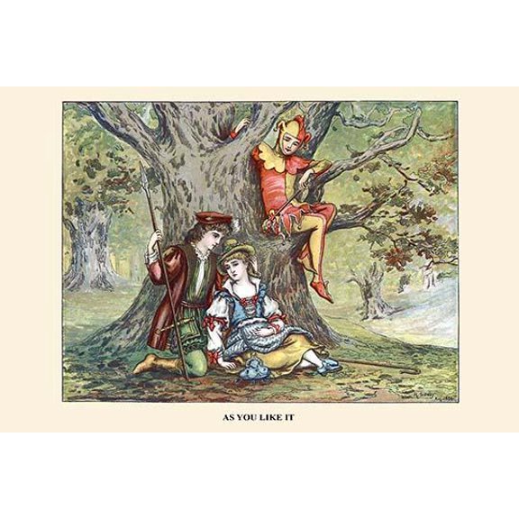 As You Like It-Fine Art Canvas Print (20" x 30")