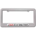 thumbnail image 1 of A Dragon Ate My Honor Student License Plate Tag Frame, Multiple Colors, 1 of 1