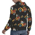 thumbnail image 6 of Wukai Cartoon Tractor Print Men Hoodies Fleece Sweatshirts Long Sleeve Sweaters Pullover Fall Outfits Winter Clothes-3X-Large, 6 of 7