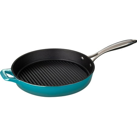 Cast Iron Round Grill Pan - La Cuisine Round 12