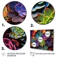thumbnail image 3 of Designart "Green Blue Succulents modern Succulents" Floral Floater Framed Canvas Wall Art, 3 of 7