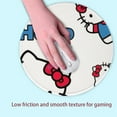 thumbnail image 2 of Hello Kitty Anime Mouse Pad, Gaming Mouse Pad Anti-Slip Rubber Base, Laptop Mouse Pad, Office Desktop Mouse Pad 8x8 Inch, 2 of 5