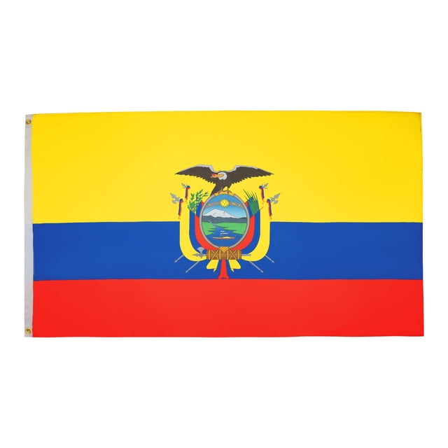 Bandera AZ FLAG Ecuador 90x60 cm 100D poliéster con ojales
