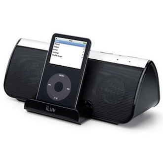 i819BLK Stereo Speaker with iPod Dock