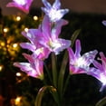 thumbnail image 1 of Qaailabf Solar Garden Stake Lights - Hydrangea Design | Color Changing Wireless LEDs | Plastic & Metal | Rechargeable Battery | Weather Resistant | 31.5in Tall | Outdoor Yard & Garden Decor, 1 of 8