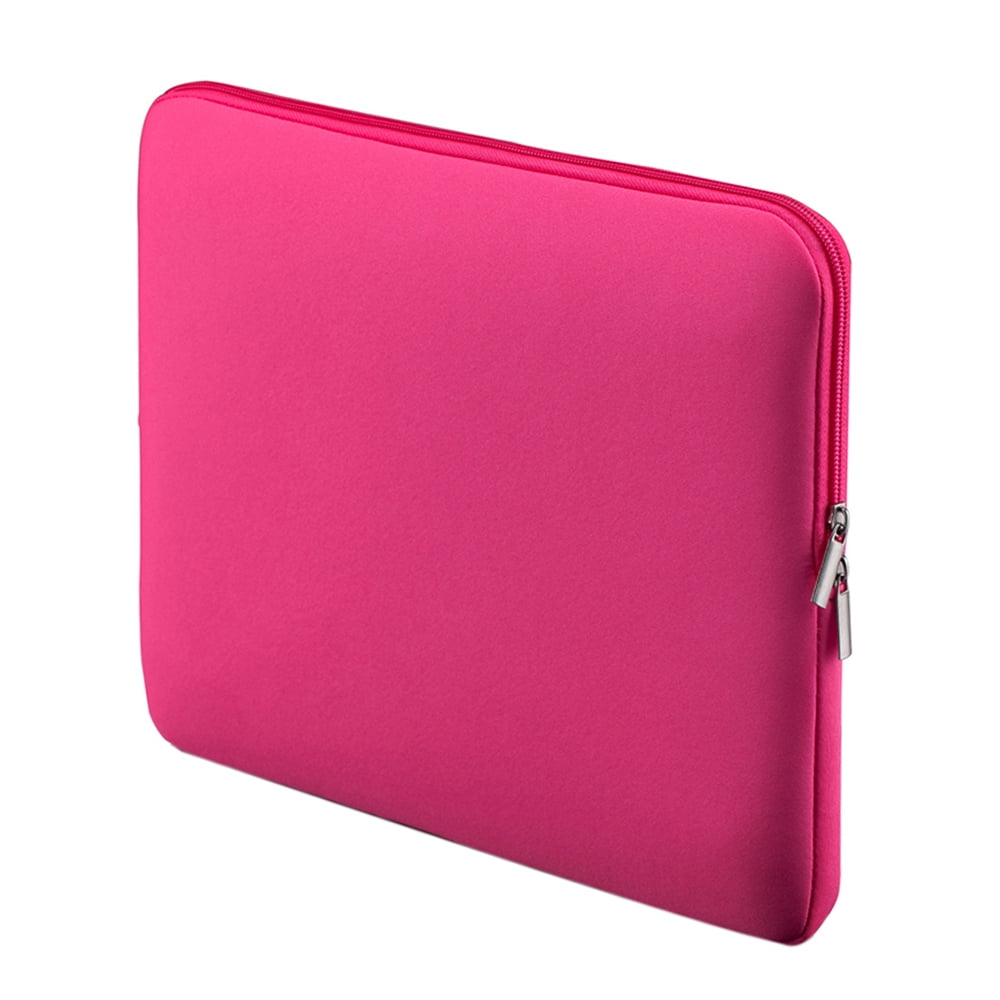 FUNDA PARA PORTATIL 14 PULGADAS CON CREMALLERA COLOR FUCSIA