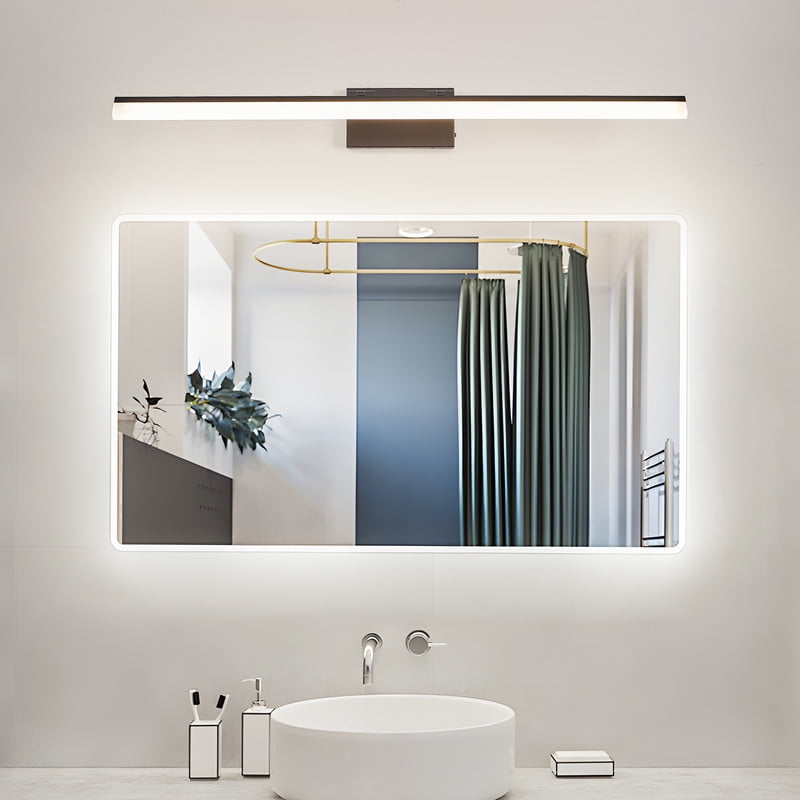 39" Modern LED Bathroom Vanity Light, Black Bathroom Light Fixtures Over Mirror, 5CCT Vanity Lights for Bathroom, Wall Mounted LED Light for Sink, Mirror Cabinet, or Dressing Room