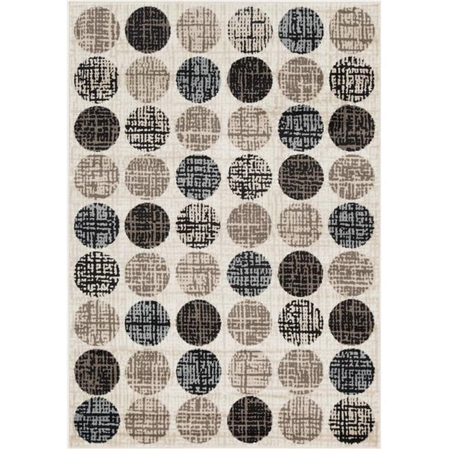 Lbaiet RS712E57 5 x 7 ft. Roswell Cora Transitional Rug, Beige