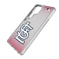 thumbnail image 2 of St. Louis Cardinals Linen Logo Galaxy Clear Case, 2 of 6