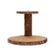 thumbnail image 2 of Soporte de madera para pasteles, portavelas rústico, bandeja para servir, resistente para de 2 astillas de madera Yuyangstore Soporte de exhibición de postre, 2 of 5