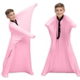 thumbnail image 3 of Dynamic Sensory Body Sock - Easter Relaxation Essential, Stretchy Adult Training Bag, Pressure Relief Tool, Elastic Sock, Durable Therapy Accessory, Pink, S, 3 of 7