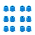 thumbnail image 1 of bedienty 6 Paires de Coussinets d'Oreille Eaps Portables Embouts de Poche Réutilisables Bouchons d'Oreille de Remplacement Fournitures pour Casque Bleu 1Ensemble, 1 of 6