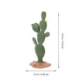 thumbnail image 2 of IDEANATEGRATE Estatua Decorativa De Cactus Resina Para De Y Balcones Color Verde, 2 of 7