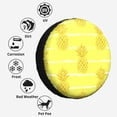 thumbnail image 6 of Kdxio Gold Pineapple for Tire Cover Wheel Protectors Tyre Covers Weatherproof Wheel Covers Universal Fit for Trailer Rv SUV Truck Camper Travel Trailers 17 inch, 6 of 8