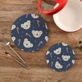 thumbnail image 2 of Koala 2 Pack Pot Holders Trivets, Heat Resistant Hot Pads for Kitchen Table Decoration Trivets for Hot Dishes/Pot/Bowl/Teapot/Kitchen Hot Pads Trivets, 7" + 9.45", 2 of 7