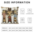thumbnail image 6 of Nawypu  He is Risen Easter Lumbar Pillow Covers Religious Faith Cross Porch Outdoor Pillowcase, Bow Christian Sofa Couch Cushion Case Spring Decor for Home 2pc, 6 of 6