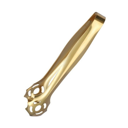 

MATHOWAL Stainless Steel Ice Square Clips Sugar Tongs Foods Clips Kitchen Serving Tong Barware，Handle Sugar Tongs