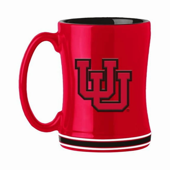 Logo Brands 230-C14RM Utah 14 oz Relief Mug