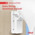 thumbnail image 4 of Altavoz PA Horn Pyle de 6 pulgadas y 50 W para interiores y exteriores, color blanco, 4 of 7