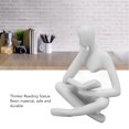 thumbnail image 3 of Resin Thinker Figure, Abstract Art Ornament for Living Room Decoration, Non , Stable Structure, 3 of 8