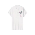thumbnail image 1 of Women's Cocktail & Letter Graphic Drop Shoulder Tee, Casual Short Sleeve Round Neck T-shirt for Summer, Ladies Clothes for Daily Wear, Tops for Women, 1 of 6