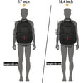 thumbnail image 6 of Yorepek Extra Large Travel Backpack, 17 in Laptop Backpacks with USB Port for Adults Men Women, TSA Friendly 30L, 6 of 10