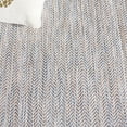 thumbnail image 6 of SAFAVIEH Courtyard Blazhe Chevron Indoor/Outdoor Area Rug, Ivory Blue/Beige, 6'7" x 6'7" Square, 6 of 10