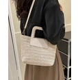 thumbnail image 3 of Kukuzhu Straw Beach Bag for Women Large Tote Bag Purses Summer Woven Crossbody Shoulder Bag Straw Top-handle Handbag, 3 of 7