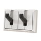 thumbnail image 2 of Gancho de pared plegable Organizador de pared Adorno ahorrador de espacio Único abatible 2 gancho, 2 of 9