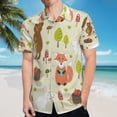 thumbnail image 5 of High Quality Hawaiian Shirts for Men Short Sleeve Aloha Beach Shirt Floral Summer Casual Button Down Shirts Blouses 78V9CL, 5 of 7