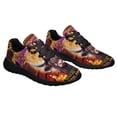 thumbnail image 6 of Beware Of The Highland Cow Halloween Pumpkin Shoes Sneakers Black Size 7, 6 of 7