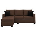 thumbnail image 2 of Sala Esquinera El Bazar Store Denver Chocolate, 200x140 cm, Lado derecho e Izquierdo, Lino nacional, Sofa, 2 of 10